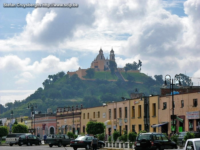 Cholula The church of Nuestra Señora de los Remedios is situated on the top of the hill (once the largest piramid in Mesoamerica) in the small colonial town of Cholula. Stefan Cruysberghs